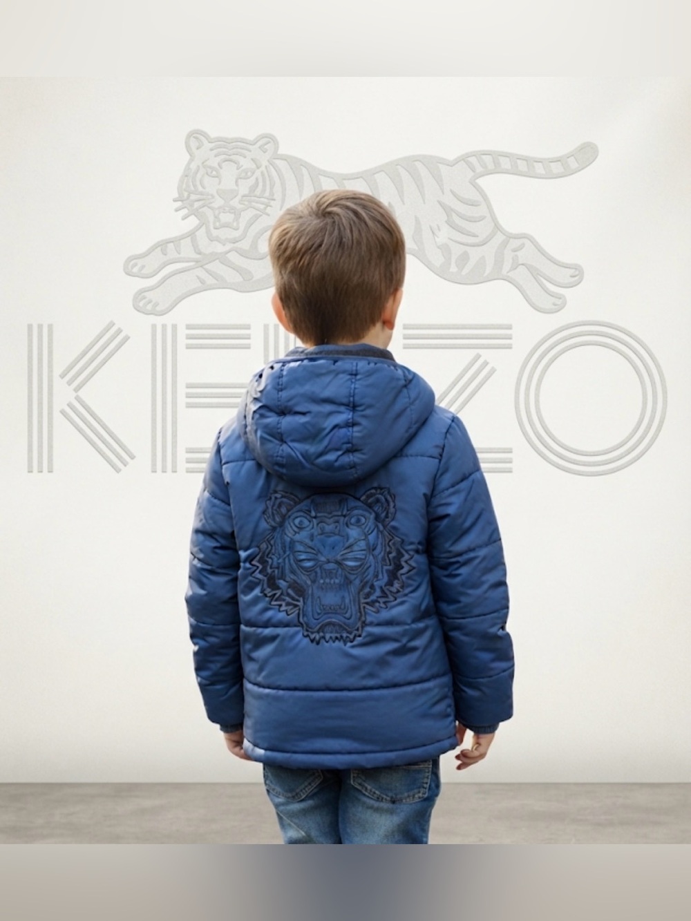 RARE Authentic KENZO signature Designer Boys
Jacket coat sz 3 YR toddler